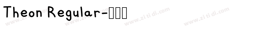 Theon Regular字体转换